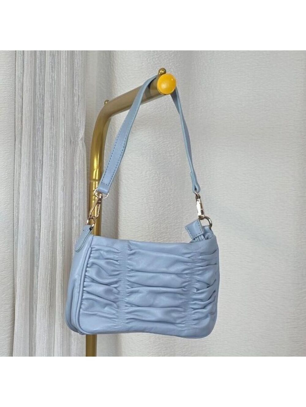Urban Expressions Sky Blue Vegan Leather Crossbody bag